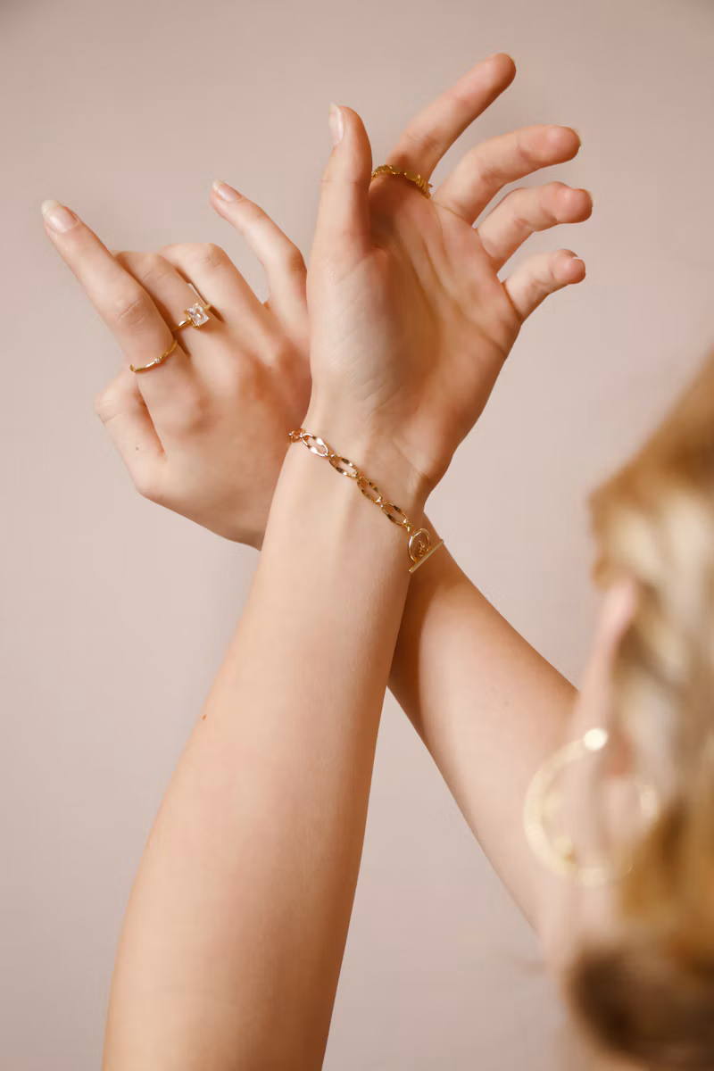 Relógio Feminino Dourado